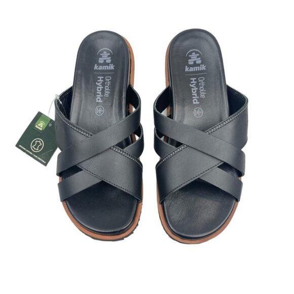 NWT KAMIK Orthlite Hybrid Sadie Slides Sz 9 + Slight flaws Store Demo - Picture 2 of 13